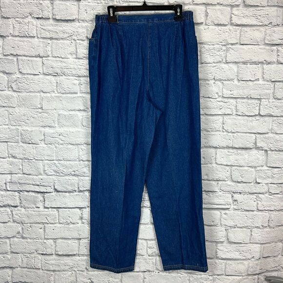 Sag Harbor Vintage Elastic Waist Jeans Size Large - Picture 6 of 6